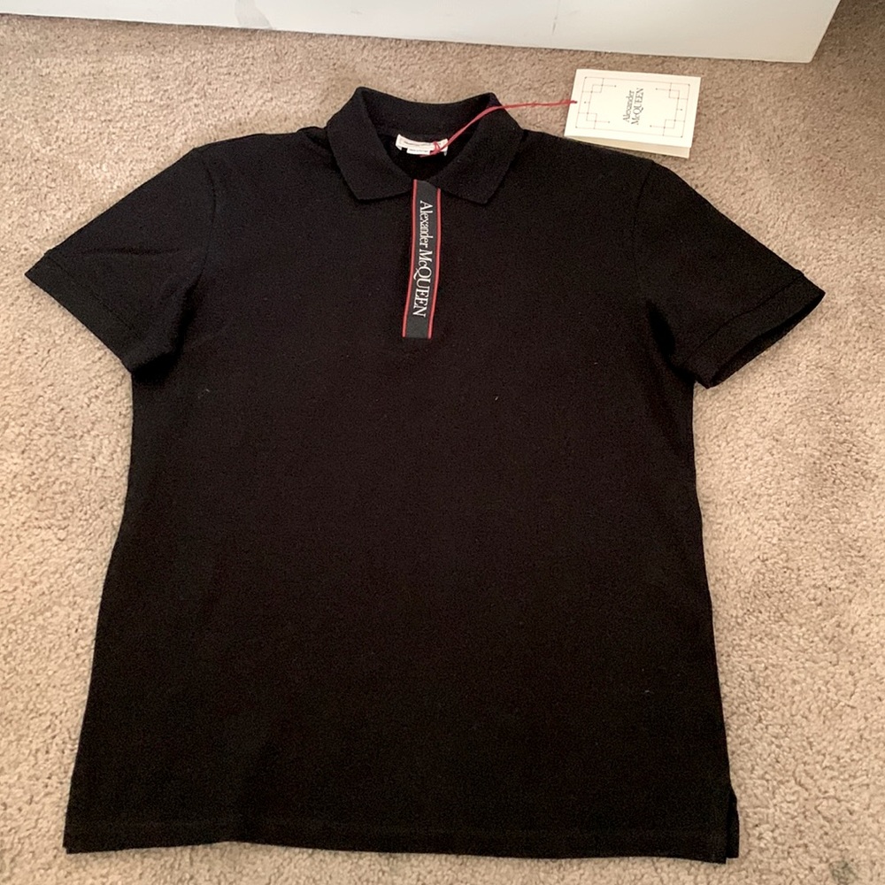 Men Alexander McQueen collar shirt